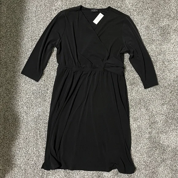 chinese dress ladies Lane Bryant Fit & Flare 3/4 sleeve print dress SIZE 14/16 NWT Finer Things  Resale